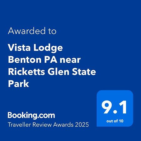 Vista Lodge Benton Pa Near Ricketts Glen State Park Екстериор снимка